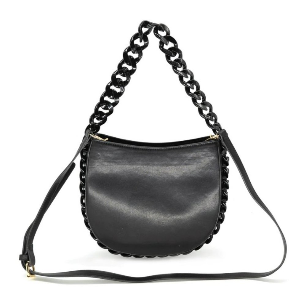 BC Handbags vegan leather crossbody chain bag - Picture 1 of 3